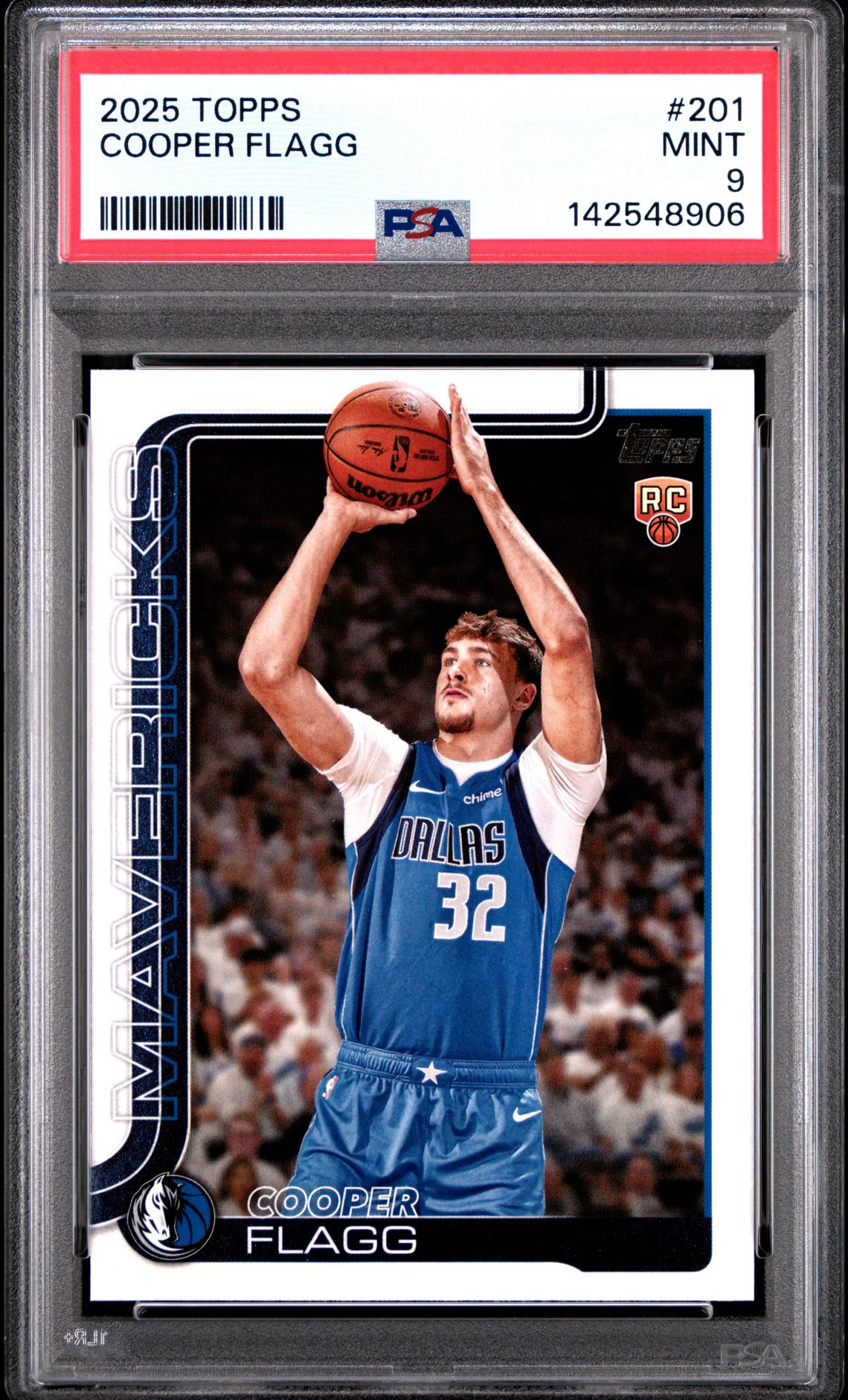 2025 Topps Cooper Flagg #201 Mint 9 front