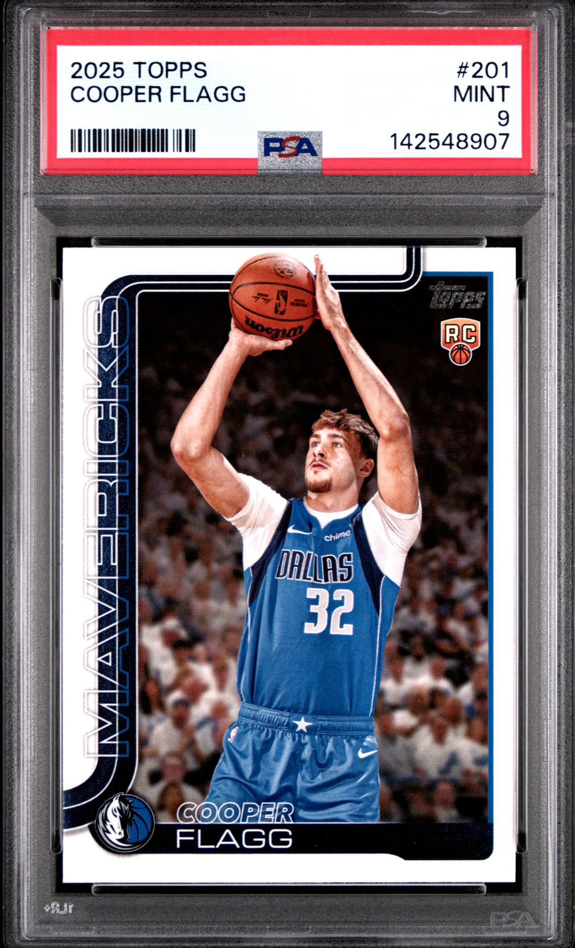 2025 Topps Cooper Flagg #201 Mint 9 front