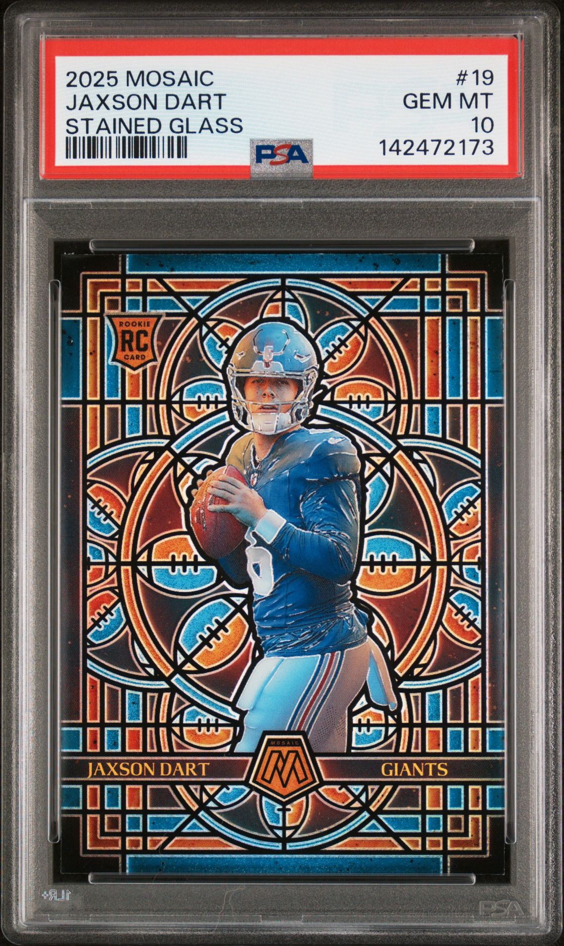 2025 Panini PANINI MOSAIC STAINED GLASS #19 Jaxson Dart front
