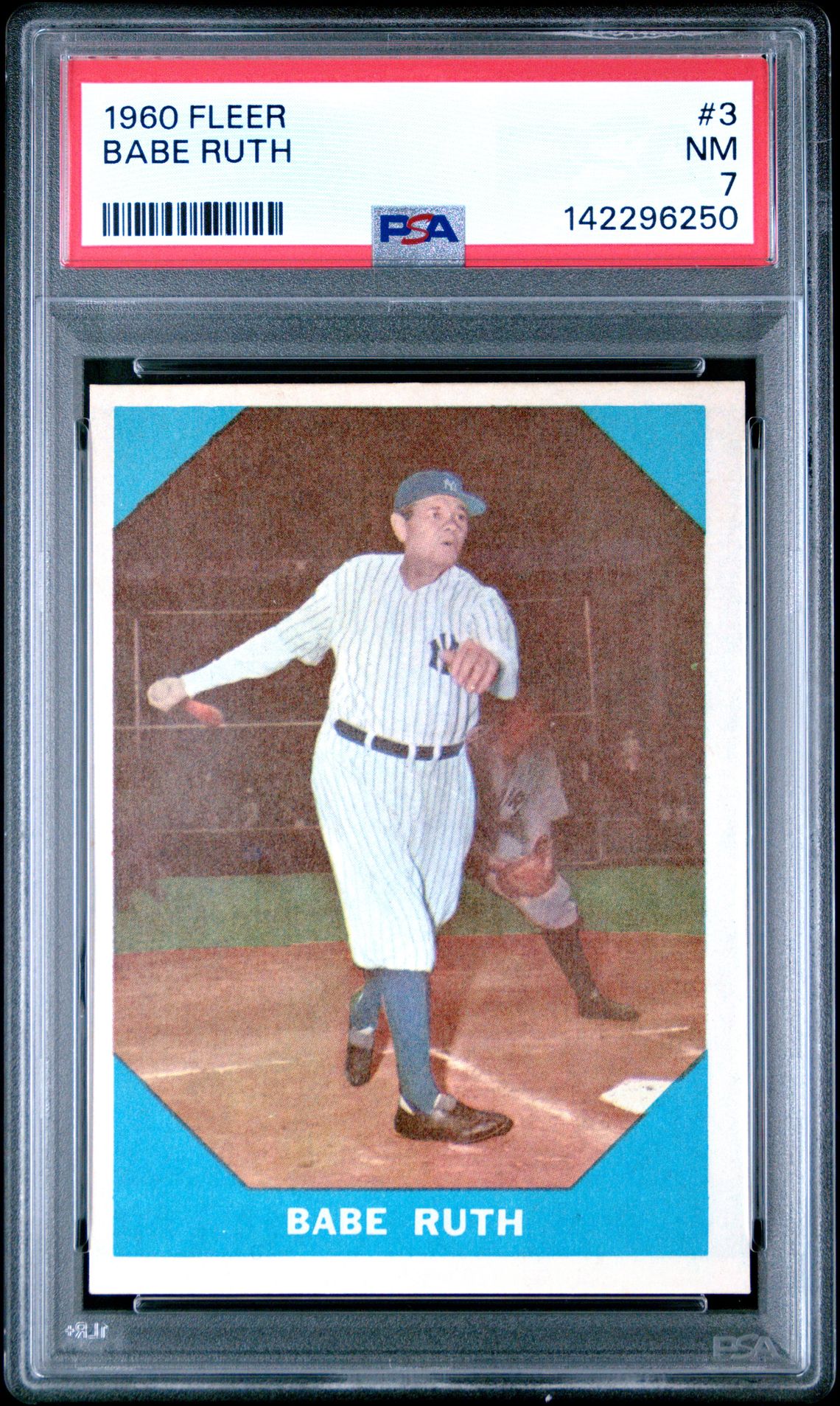 1960 Fleer #3 Babe Ruth front