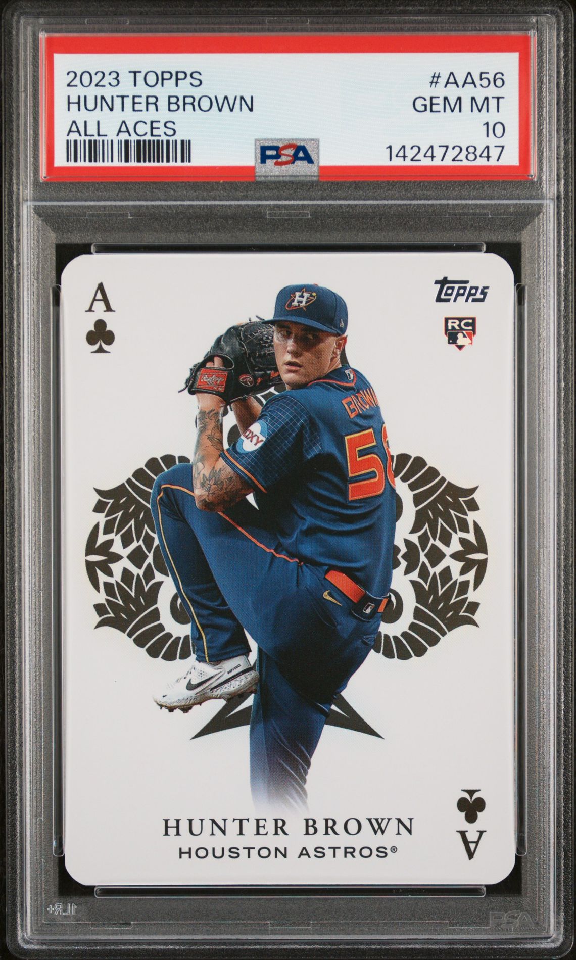 2023 Topps TOPPS ALL ACES UPDATE #AA56 Hunter Brown front