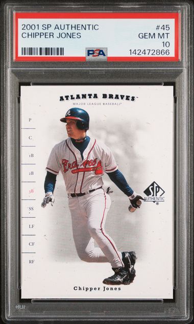 Upper Deck Chipper Jones front