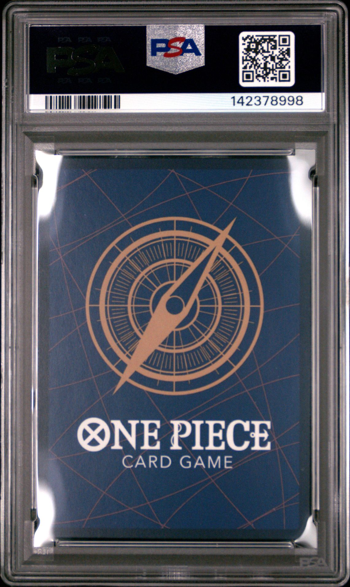 2025 One Piece Op11-A Fist Of Divine Speed Honesty Impact #018 (Alternate Art) Gem Mt 10 back