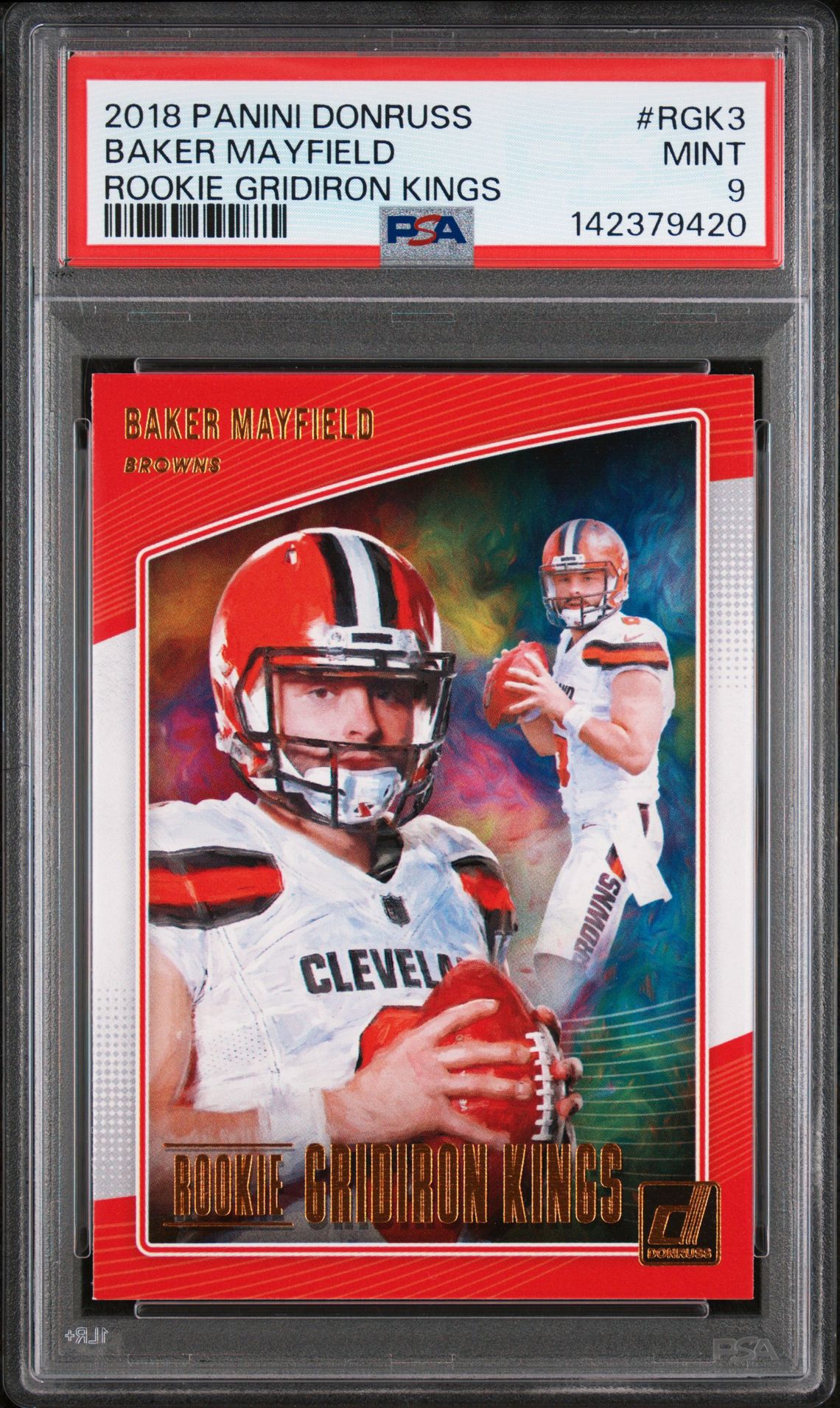 2018 Panini PANINI DONRUSS ROOKIE GRIDIRON KINGS #RGK3 Baker Mayfield front