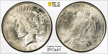 1927-S $1 MS63