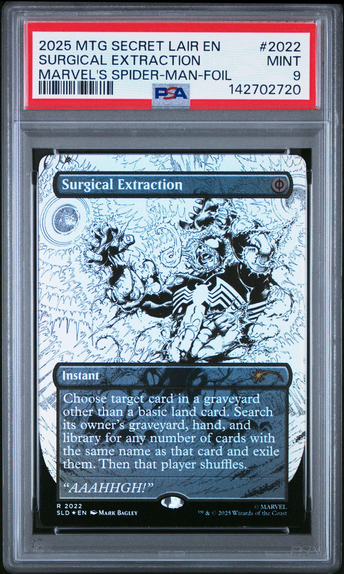 2025 MTG MAGIC THE GATHERING SECRET LAIR DROP MARVEL'S SPIDER-MAN-FOIL #2022 Surgical Extraction front