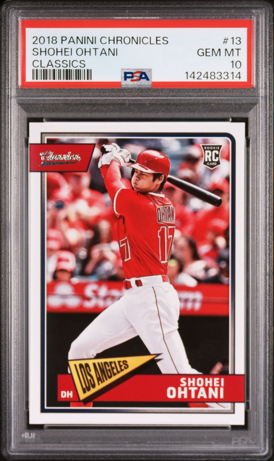 2018 Panini PANINI CHRONICLES CLASSICS #13 Shohei Ohtani front