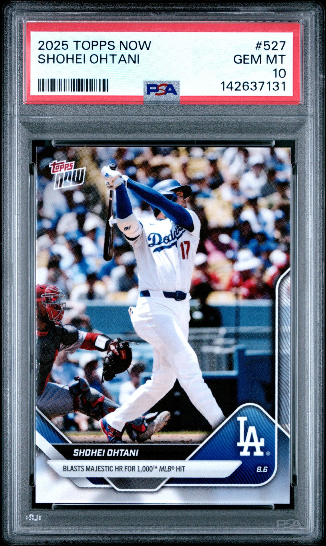 2025 Topps TOPPS NOW #527 Shohei Ohtani front