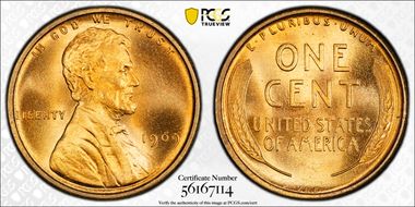 1909 VDB 1C MS67+ RD