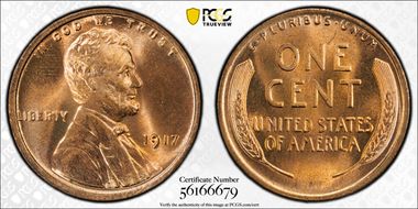 1917 1C MS66+ RD