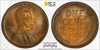 1940-D 1C MS66RB