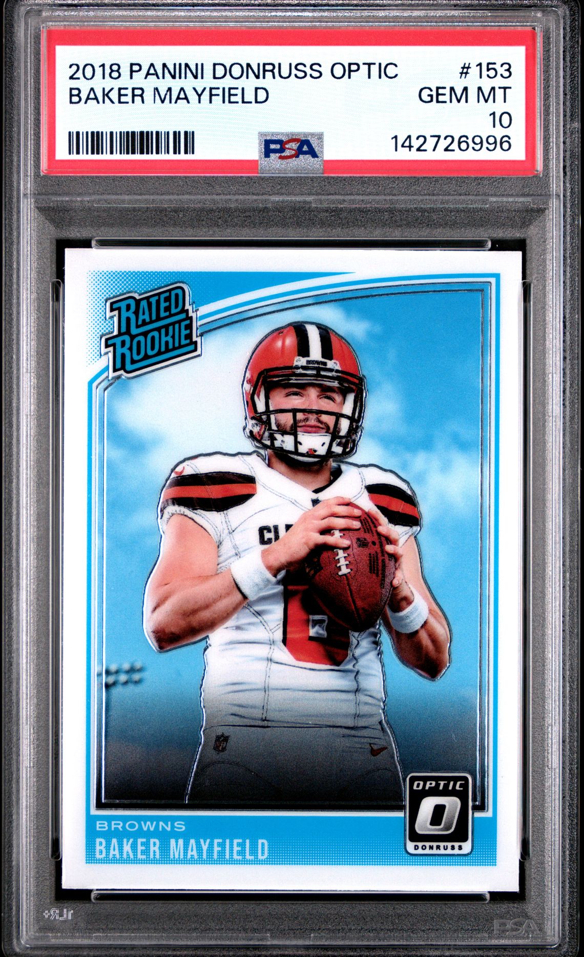 2018 Panini Panini Donruss Optic #153 Baker Mayfield front