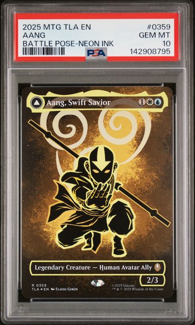 2025 MTG MAGIC THE GATHERING AVATAR: THE LAST AIRBENDER Foil #0359 Aang front