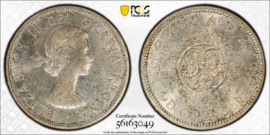 1964 S$1 Confederation MS62