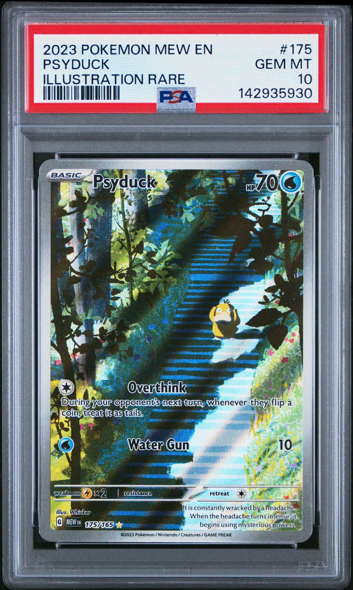 2023 Pokemon POKEMON MEW EN-151 ILLUSTRATION RARE #175 Psyduck front