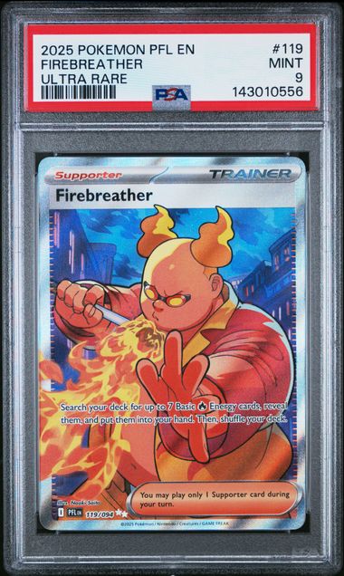 2025 Pokemon ULTRA RARE #119 Firebreather front
