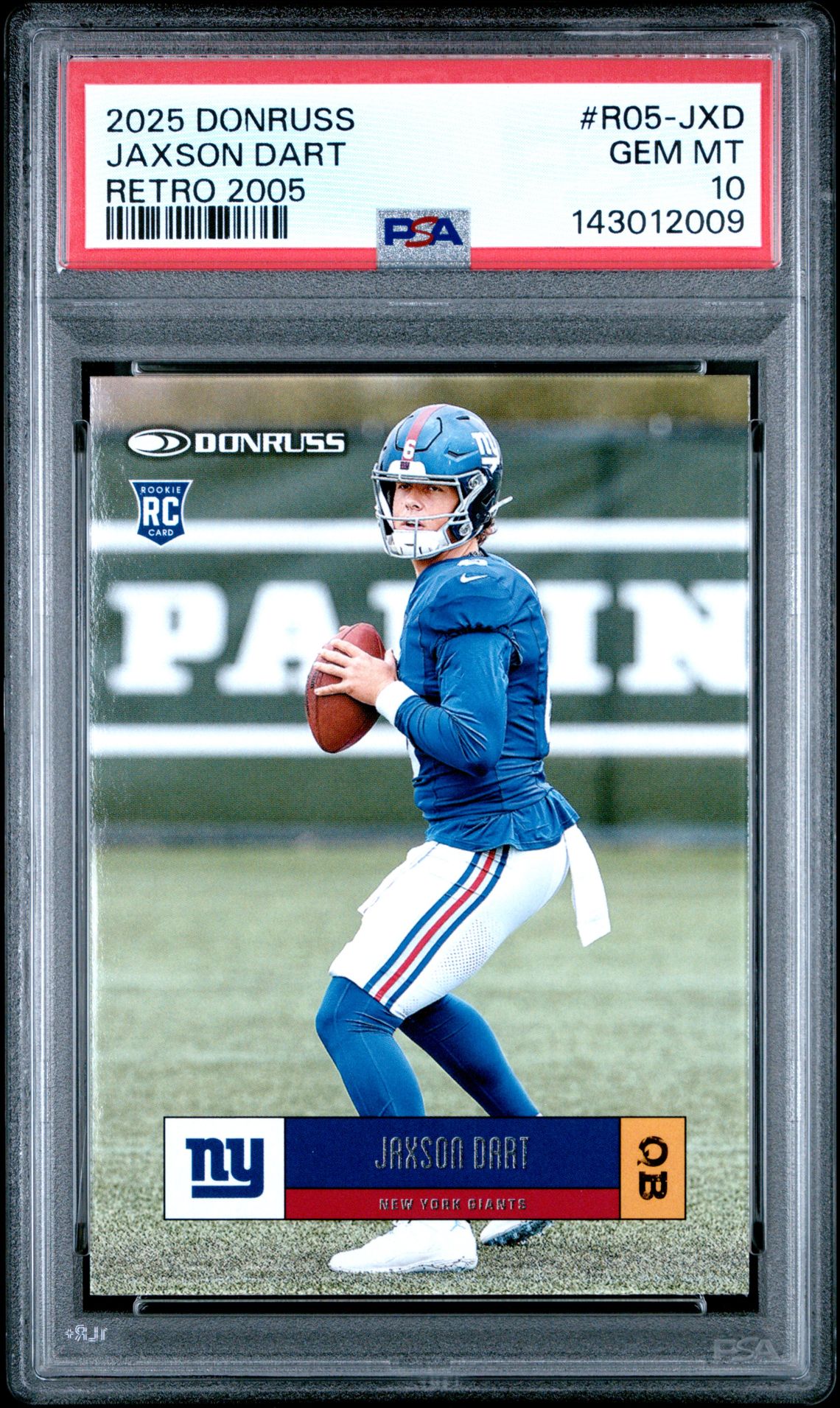 2025 Panini PANINI DONRUSS RETRO 2005 #R05-JXD Jaxson Dart front