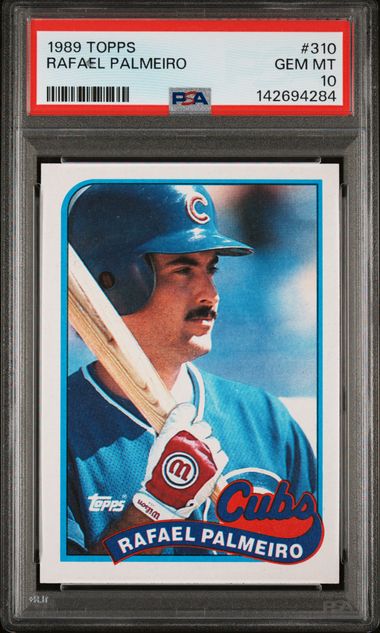 1989 Topps #310 Rafael Palmeiro front