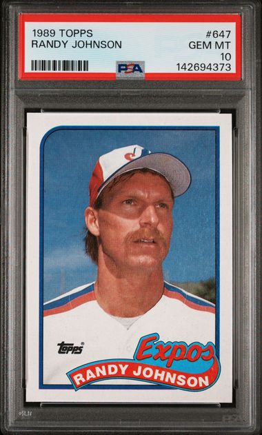 1989 Topps TOPPS #647 Randy Johnson front