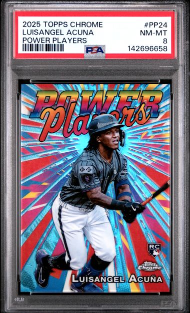 2025 Topps Topps Chrome #PP24 Ronald Acuña Jr. front