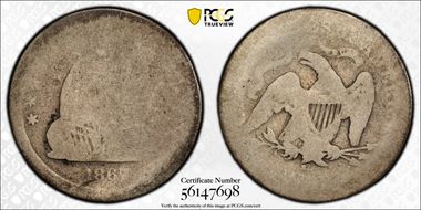 1867-S 25C N1