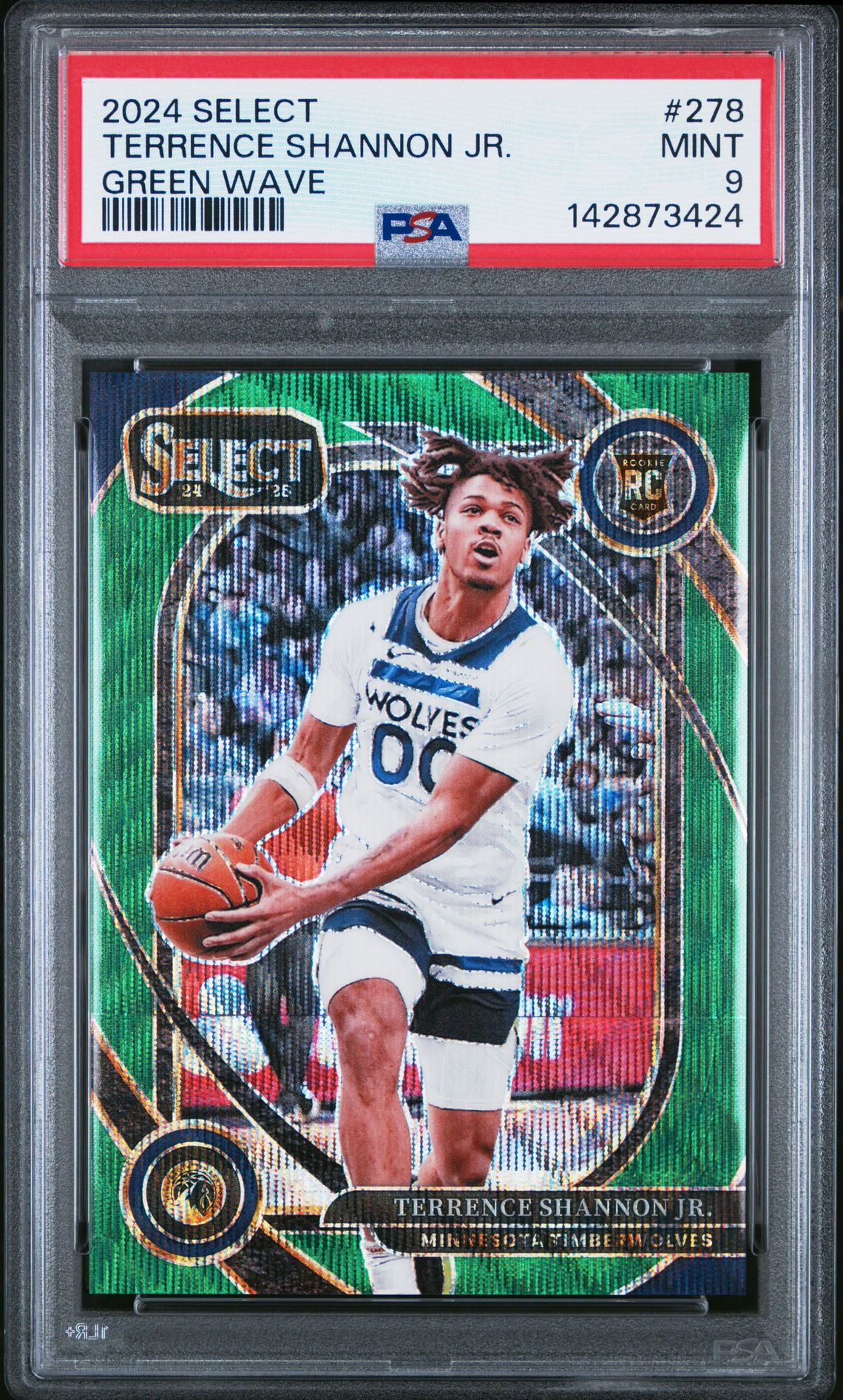 2024 Panini PANINI SELECT GREEN WAVE #278 Terrence Shannon Jr. front