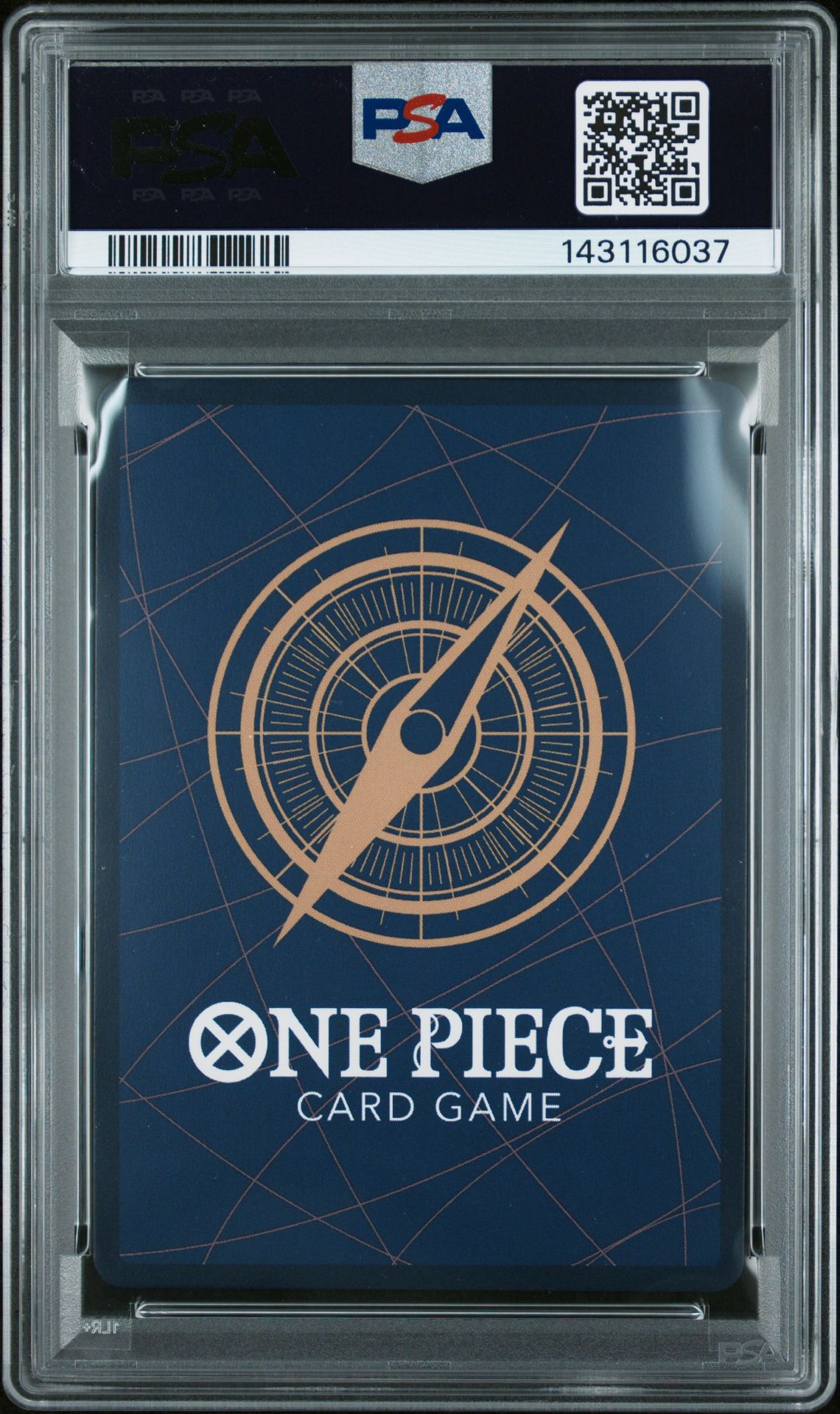 2025 One Piece Op12-Legacy Of The Master Tashigi #050 (Special Alternate Art) Gem Mt 10 back