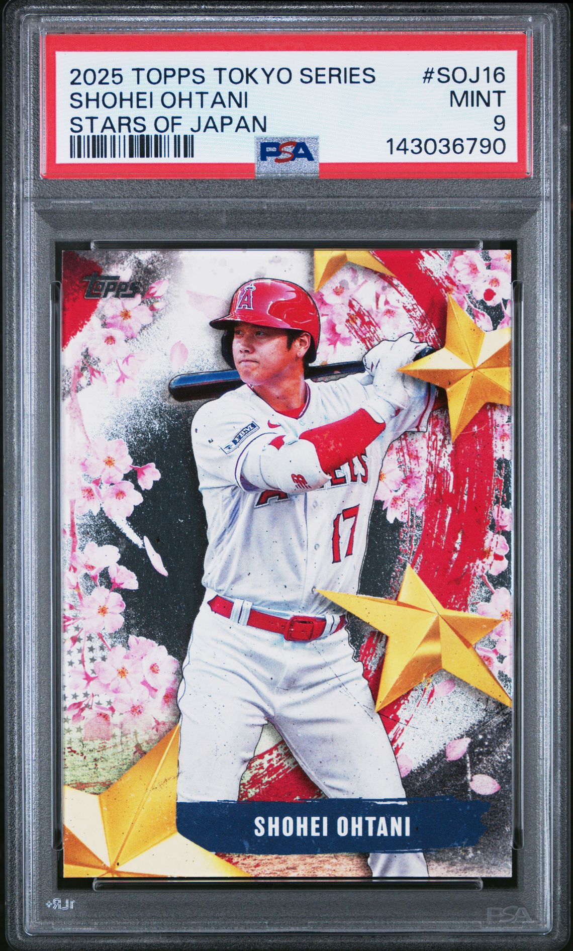 2025 Topps Tokyo Series Stars Of Japan Shohei Ohtani #Soj16 Mint 9 front