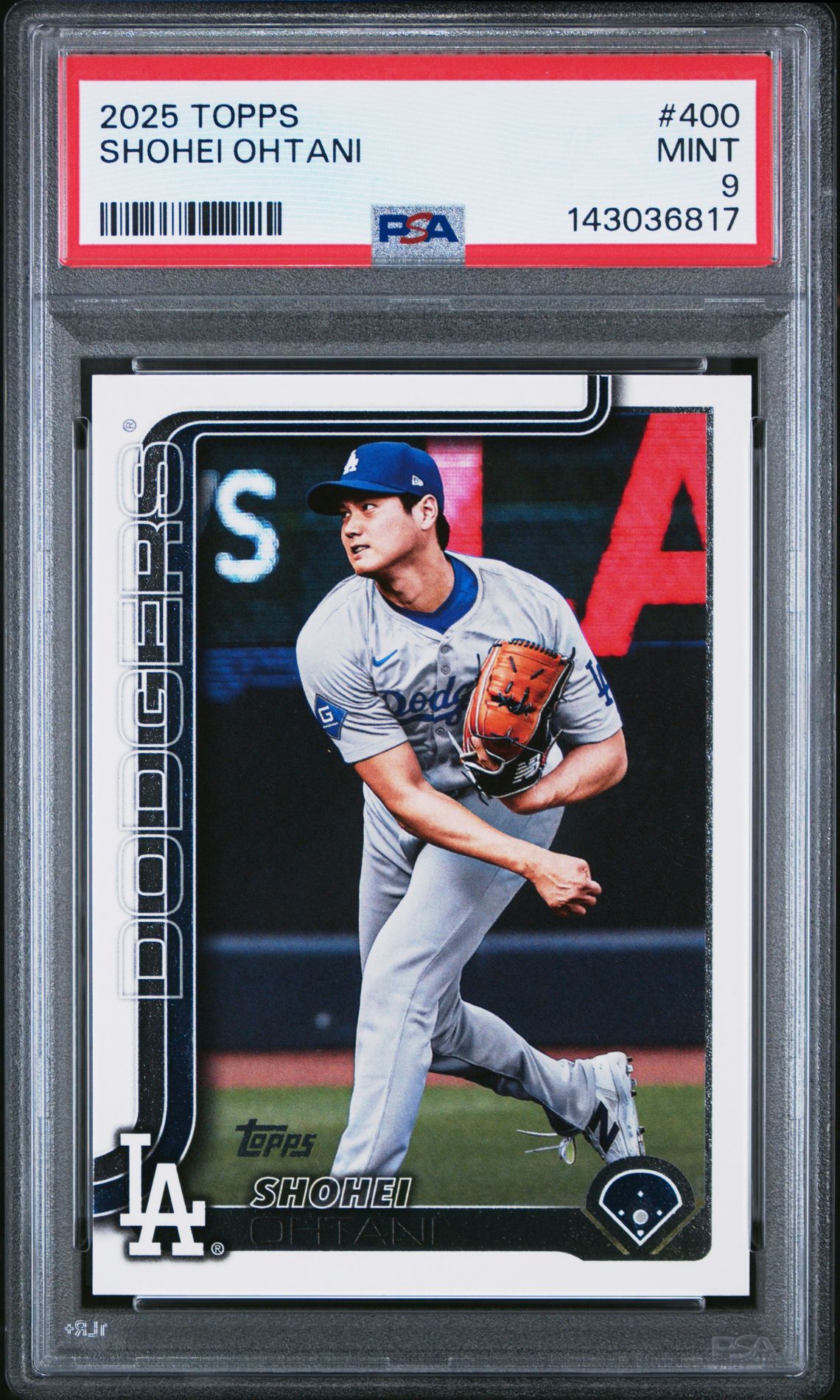 2025 Topps Shohei Ohtani #400 Mint 9 front