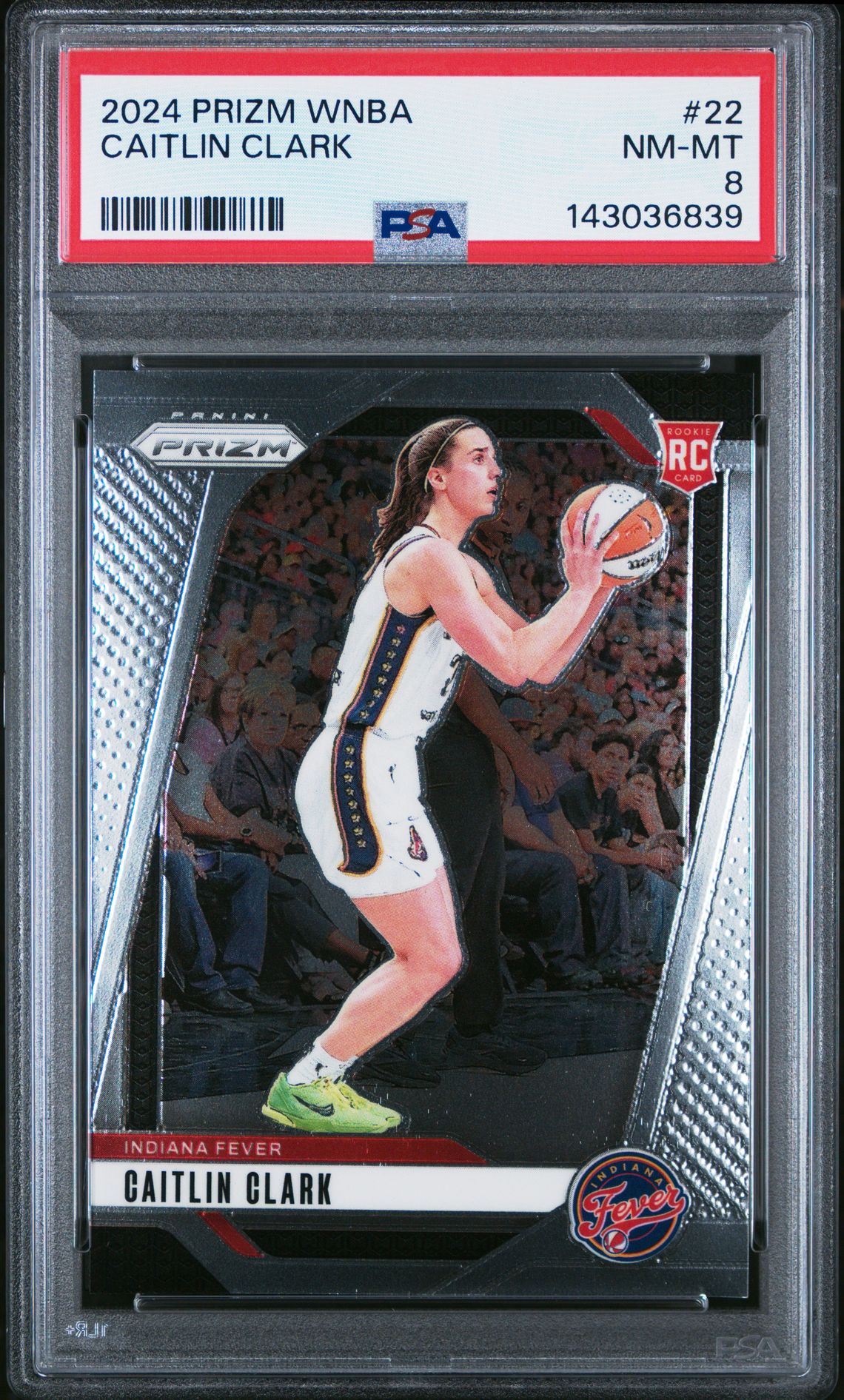2024 Panini Prizm Wnba Caitlin Clark #22 Nm-Mt 8 front