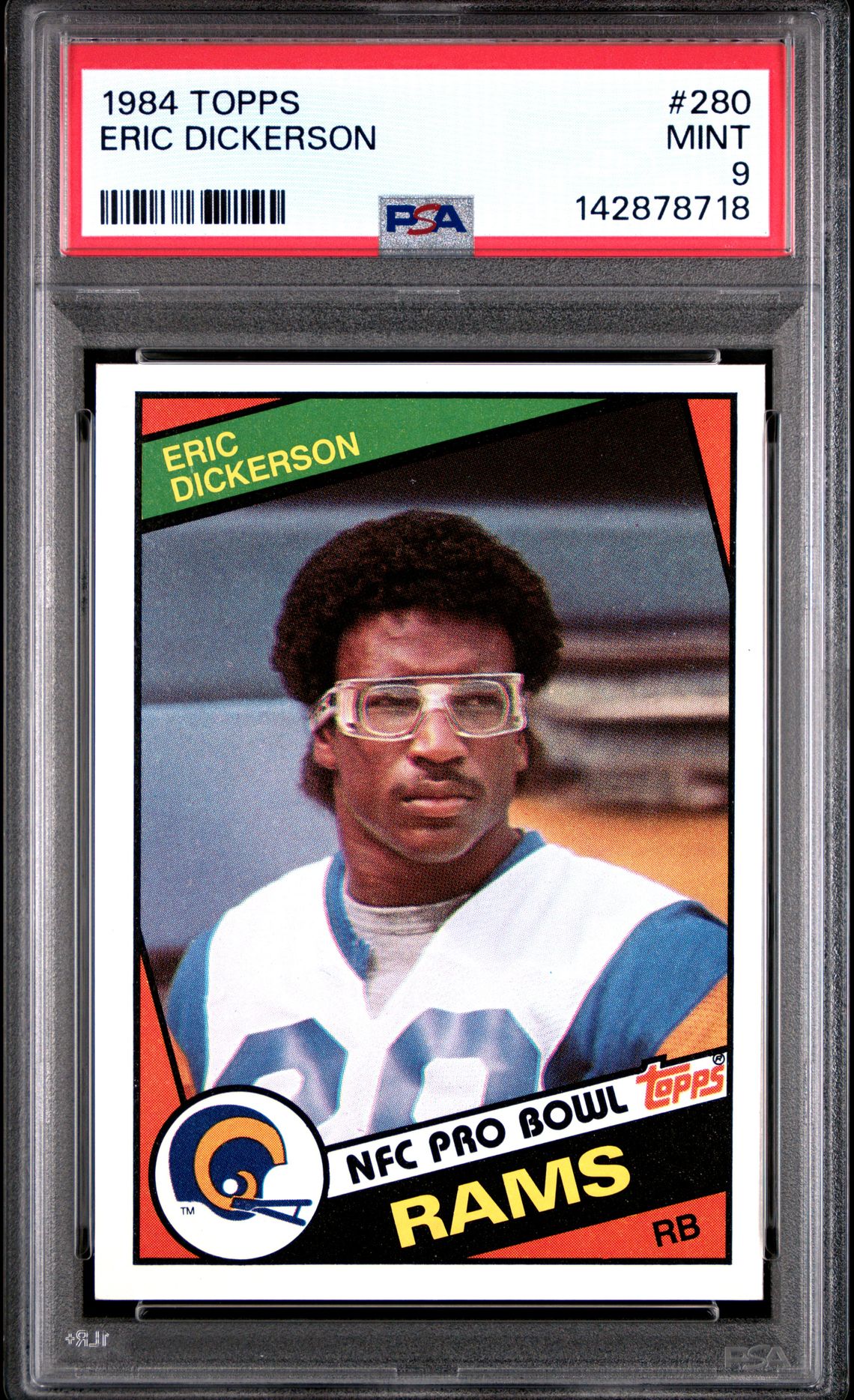 1984 Topps Eric Dickerson #280 Mint 9 front