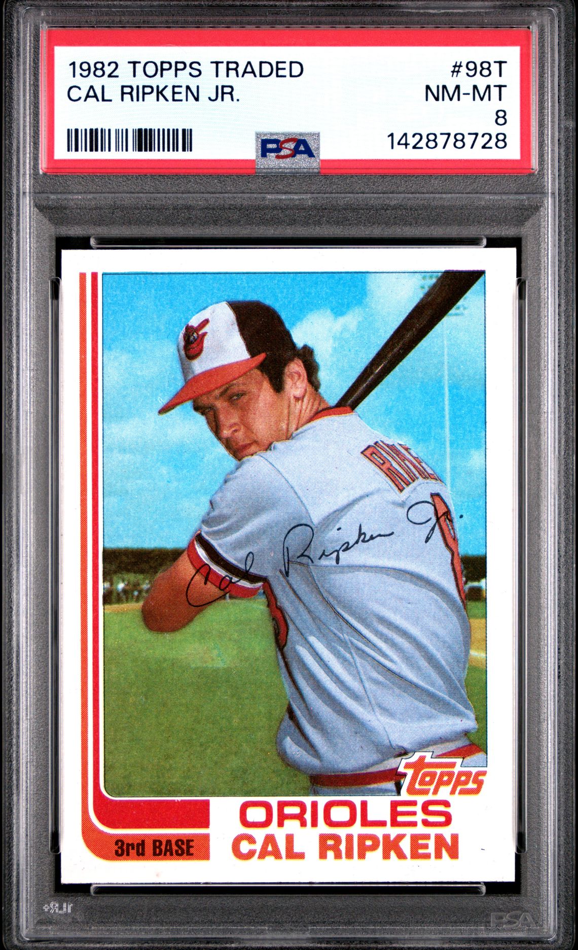 1982 Topps Traded Cal Ripken Jr. #98T Nm-Mt 8 front