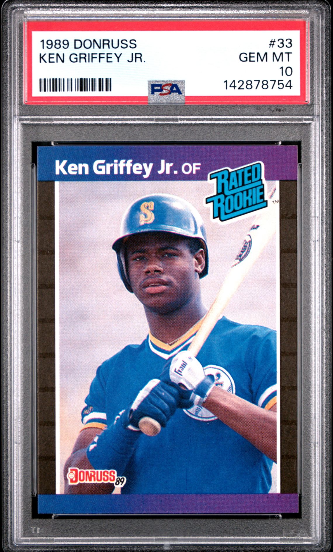 1989 Donruss Ken Griffey Jr. #33 Gem Mt 10 front