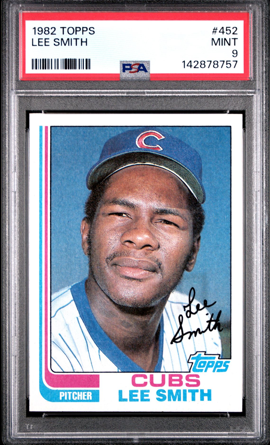 1982 Topps Lee Smith #452 Mint 9 front