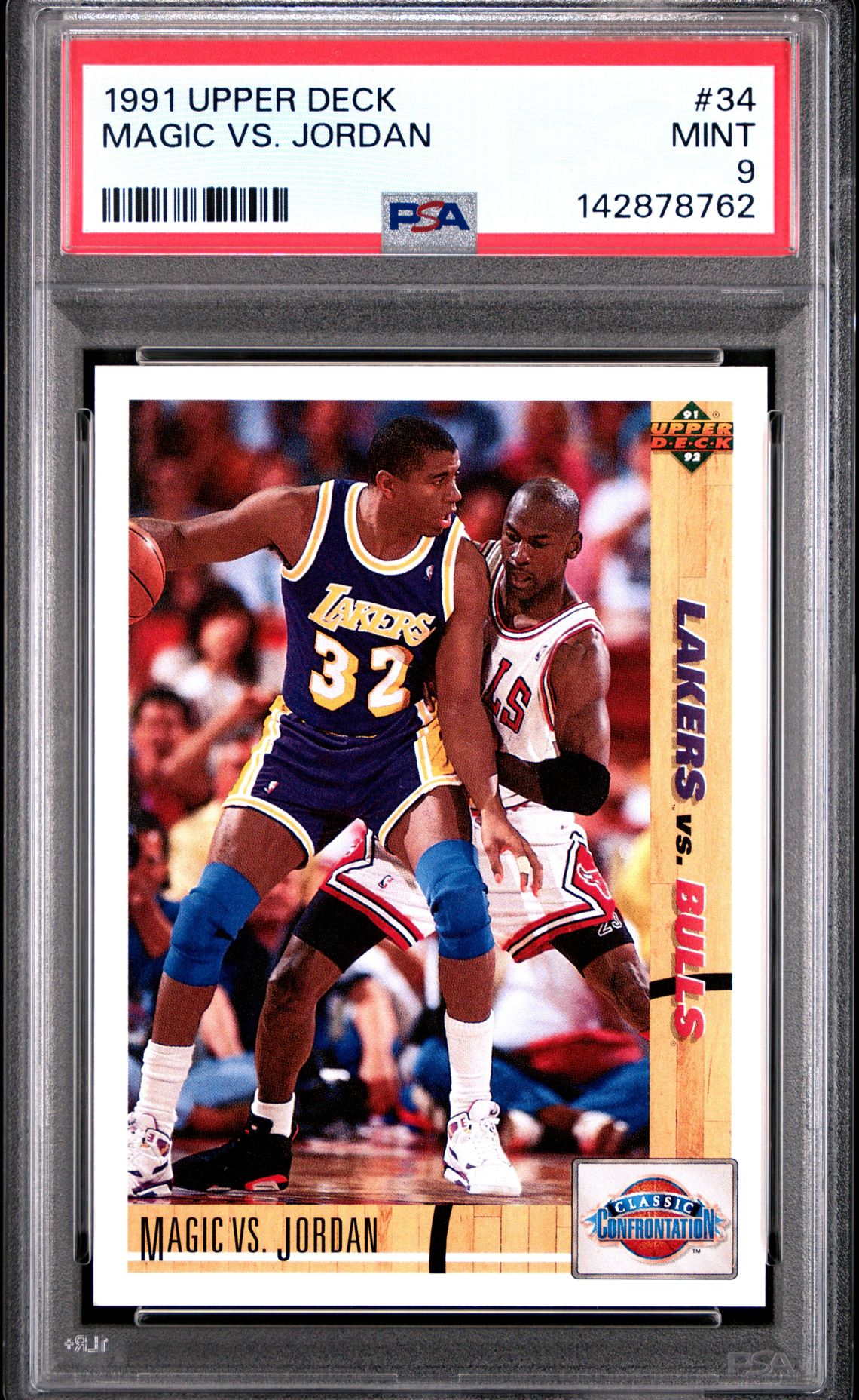 1991 Upper Deck Magic Vs. Jordan #34 Mint 9 front