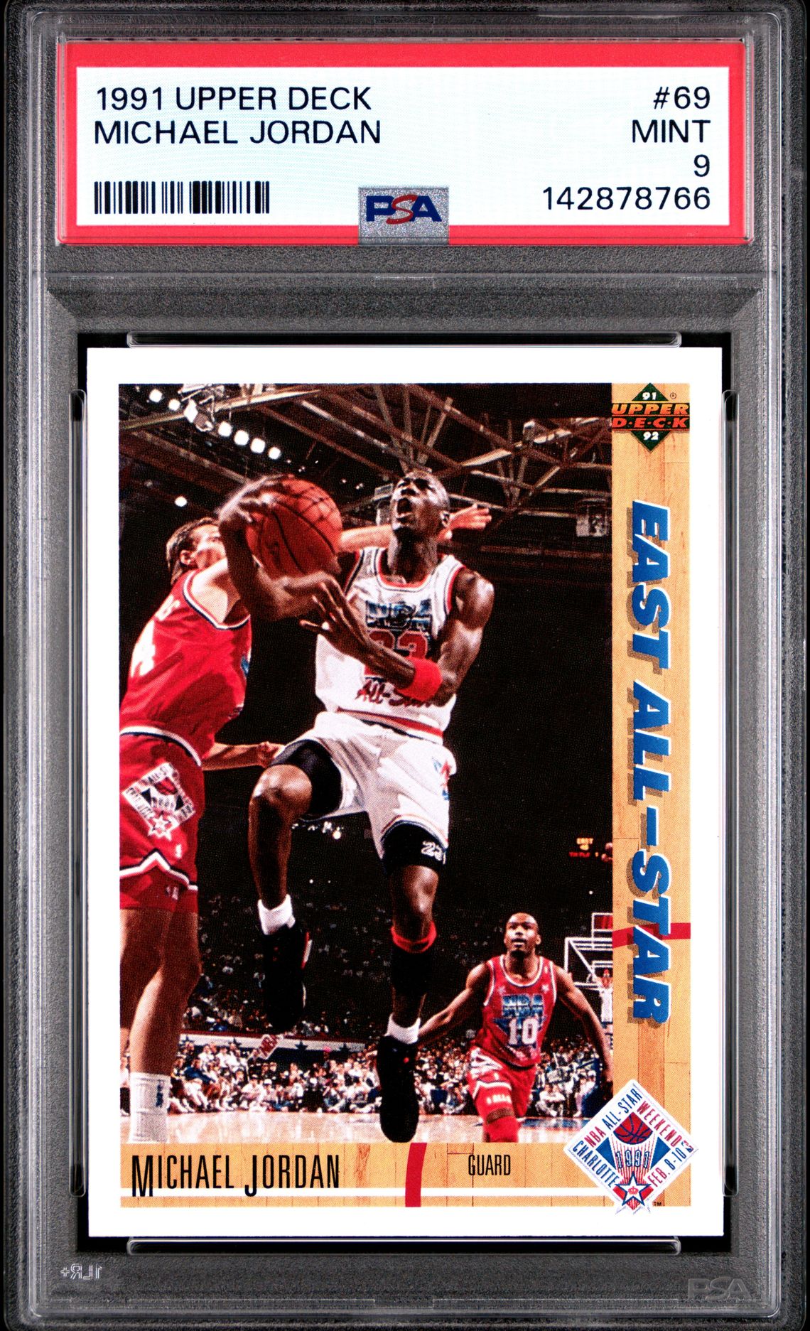 1991 Upper Deck Michael Jordan #69 Mint 9 front