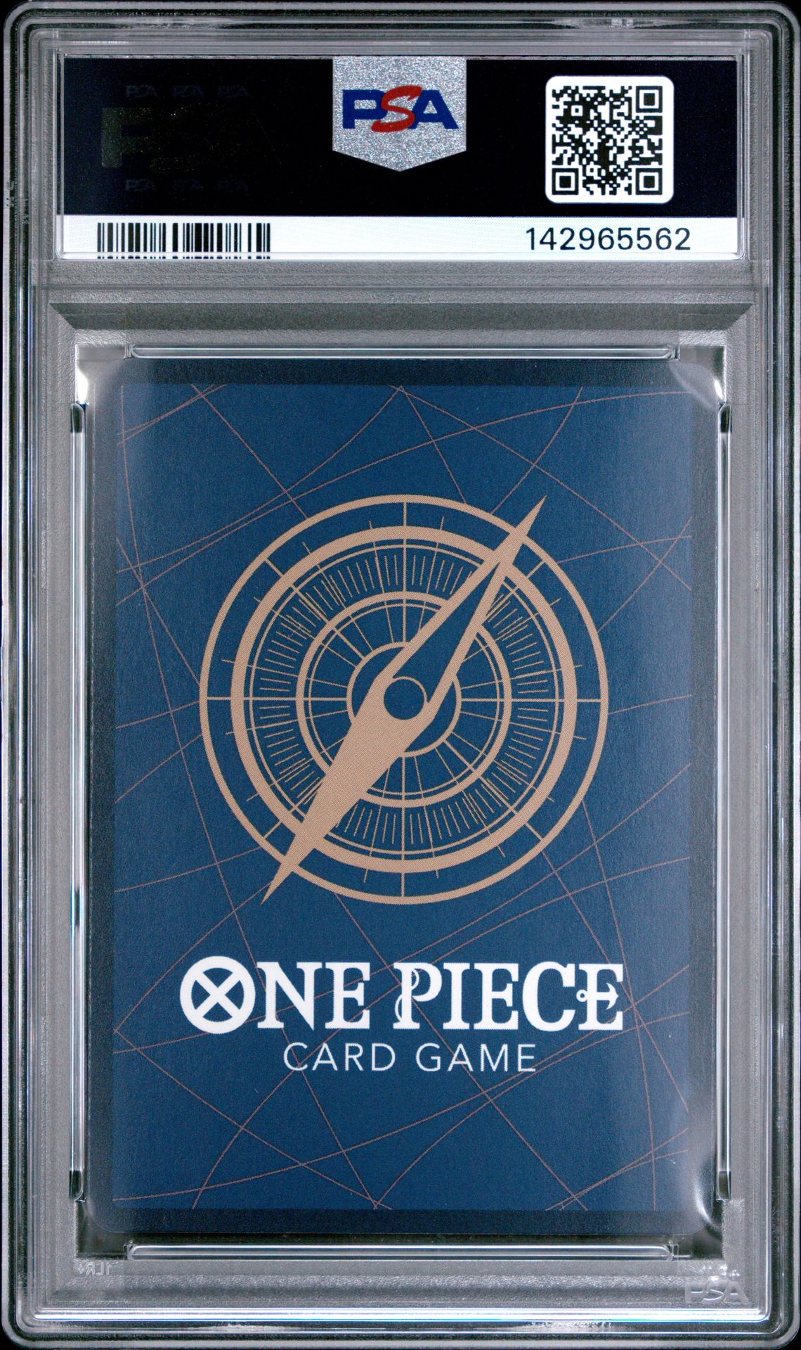 2025 One Piece Op13-Carrying On His Will Monkey D. Luffy #118 Gem Mt 10 back view - PSA certificate #142965562