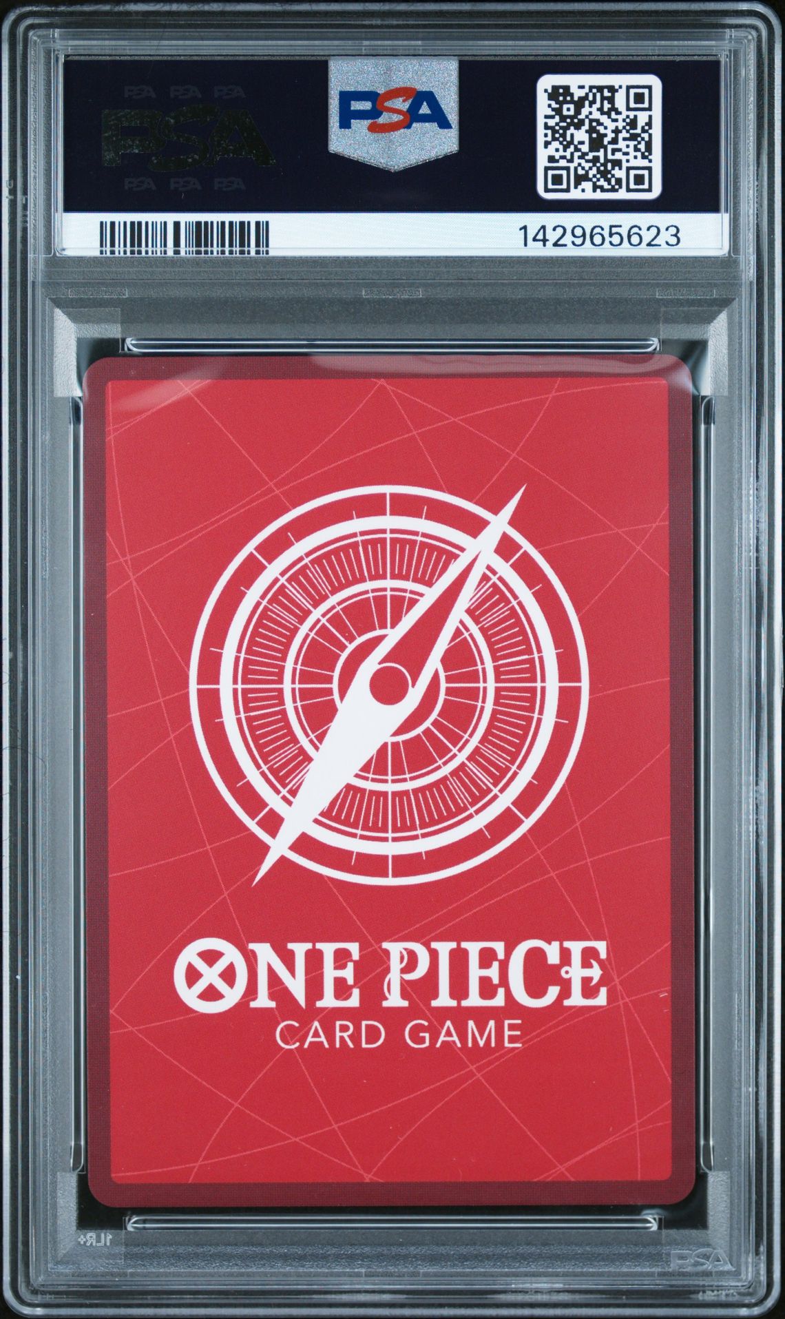 2025 One Piece Op11-A Fist Of Divine Speed Monkey D. Luffy #040 (Alternate Art) Gem Mt 10 back