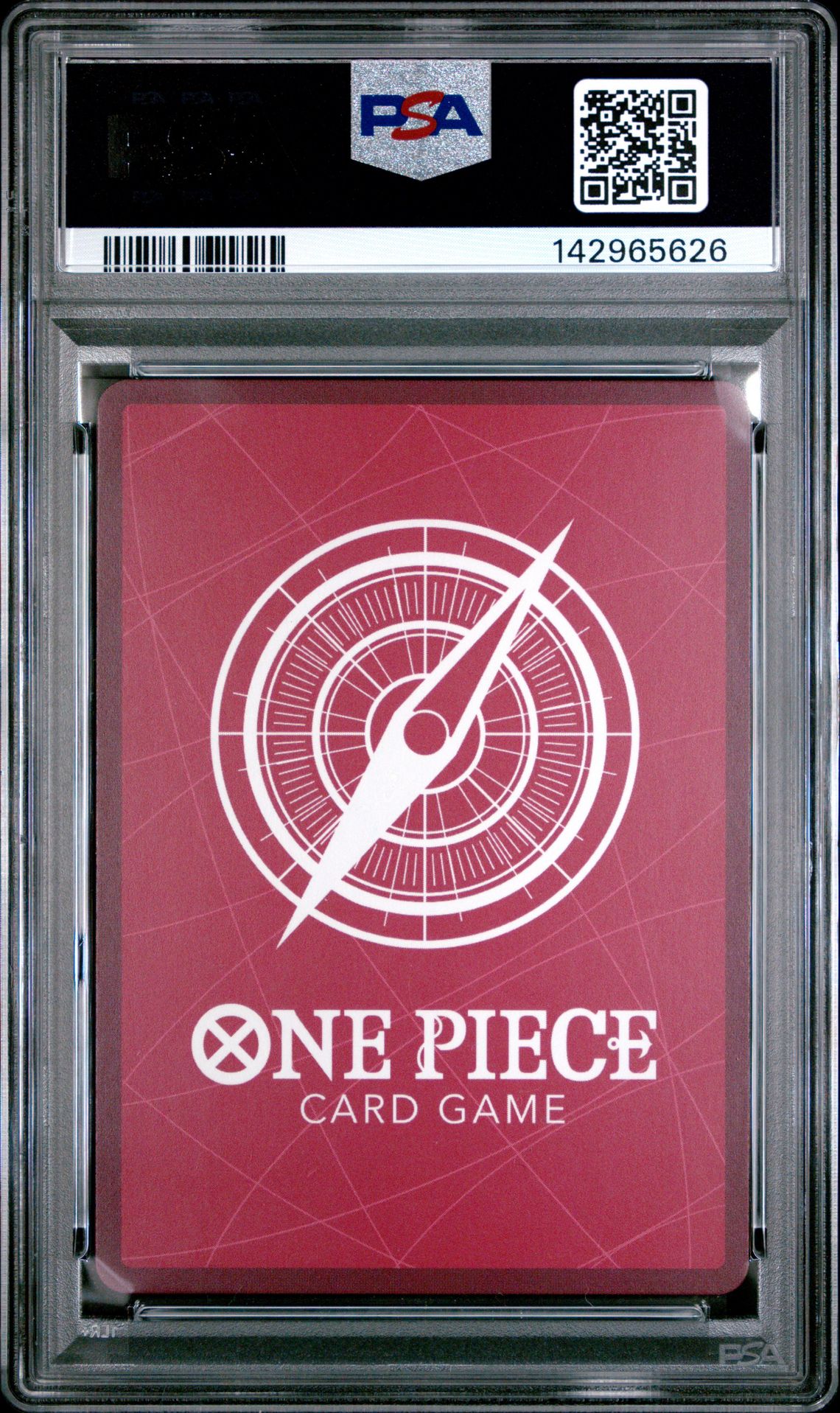 2025 One Piece Op11-A Fist Of Divine Speed Monkey D. Luffy #040 (Alternate Art) Gem Mt 10 back