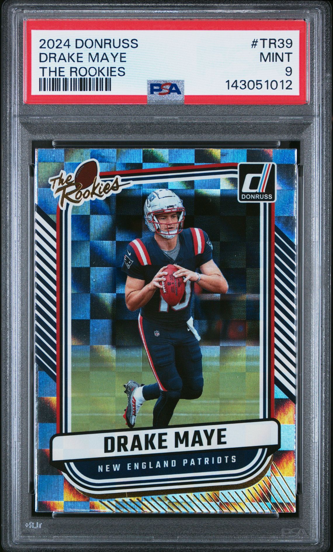 2024 Panini Donruss The Rookies Drake Maye #Tr39 Mint 9 front