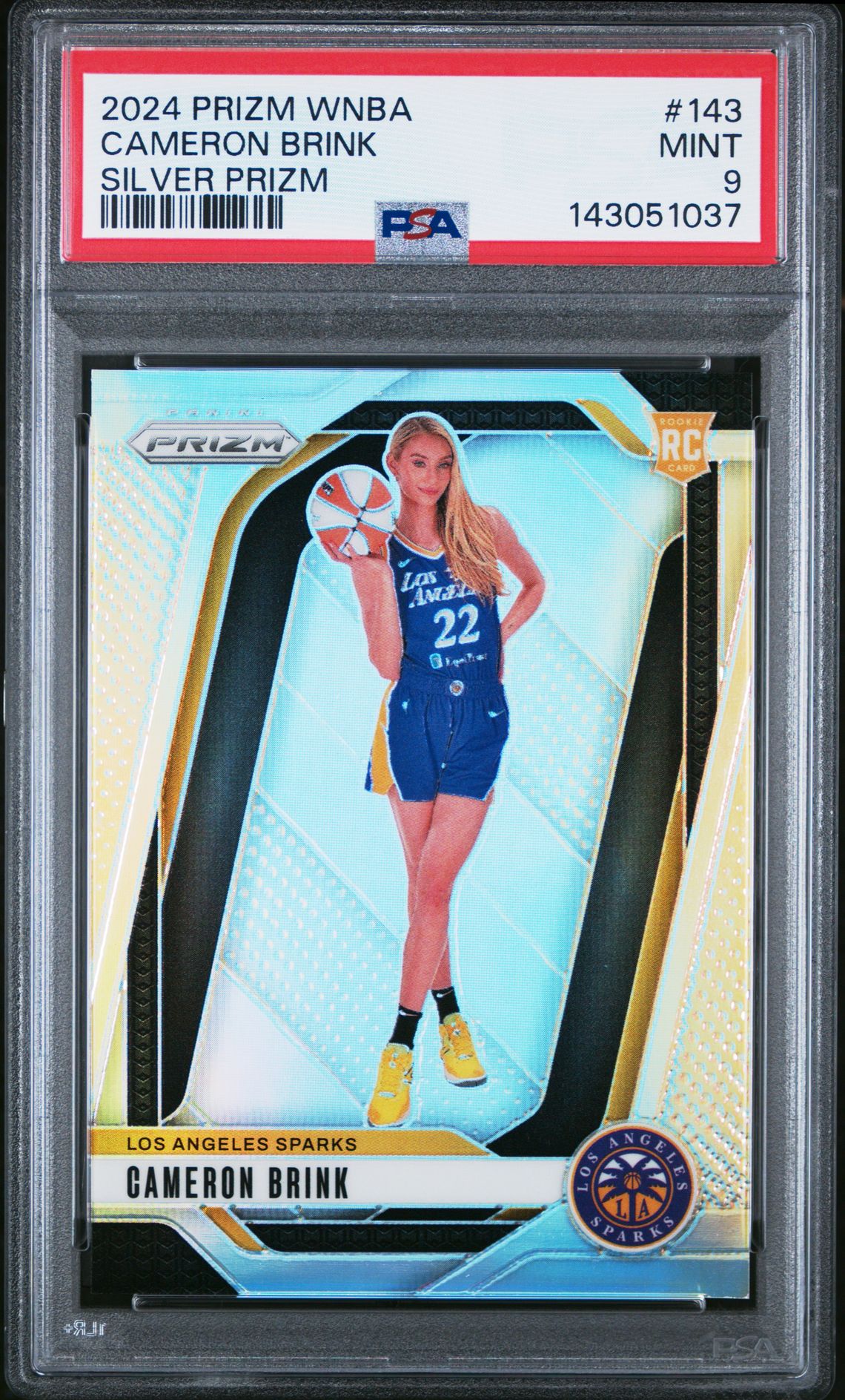 2024 Panini Prizm Wnba Cameron Brink #143 (Silver Prizm) Mint 9 front