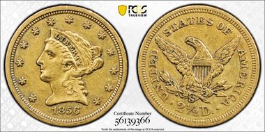 1856-S $2.50 N1