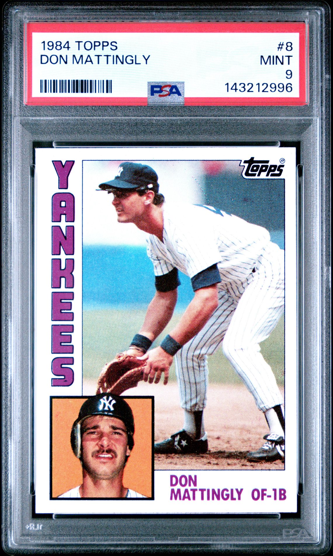 1984 Topps Don Mattingly #8 Mint 9 front