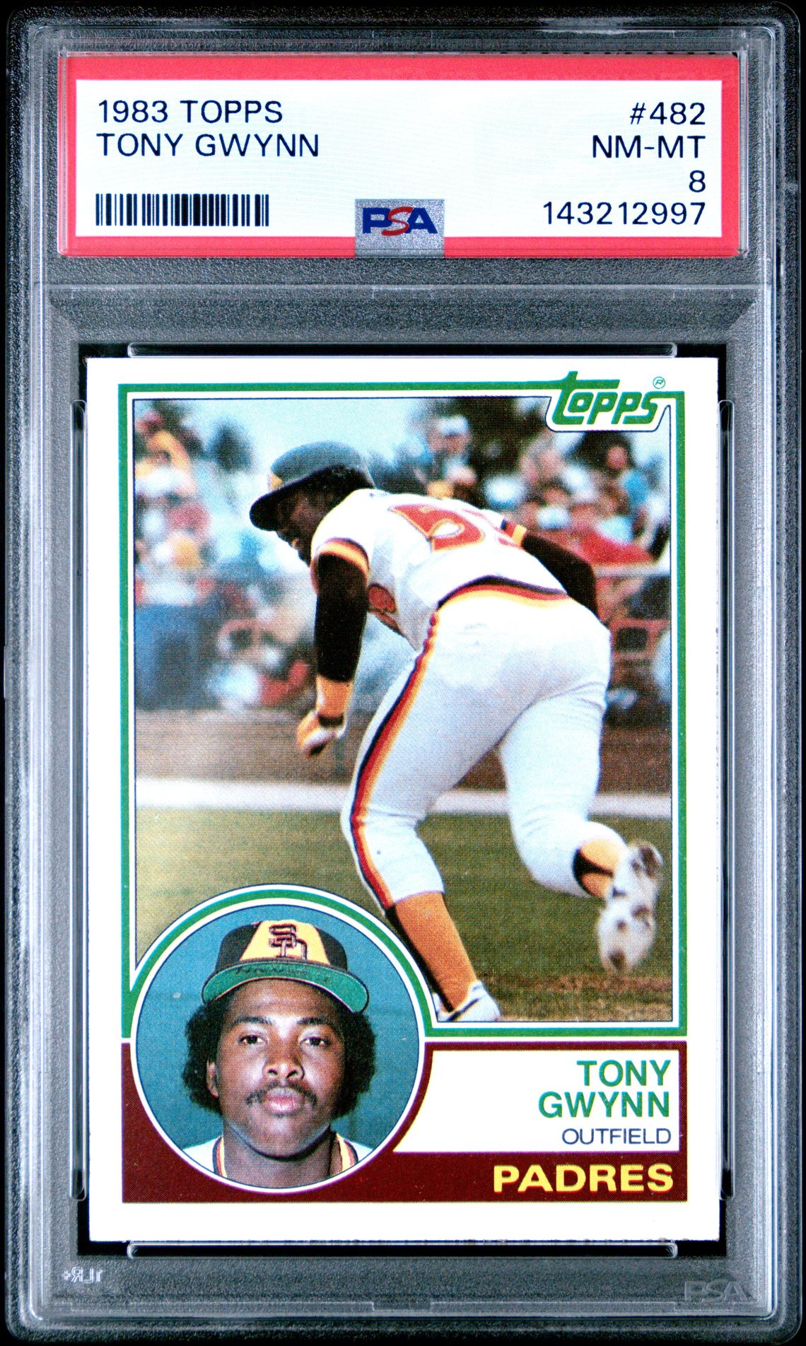 1983 Topps Tony Gwynn #482 Nm-Mt 8 front