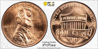 2025-D 1C Shield MS65RD