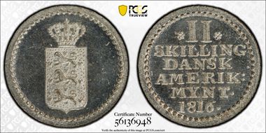 1816 2 Sk MS64