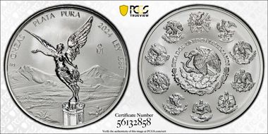2024-Mo 5 Onza Libertad Ag Rev PR PR69