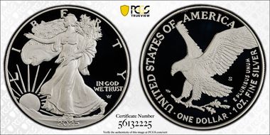 2025-S $1 Silver Eagle PR70DCAM