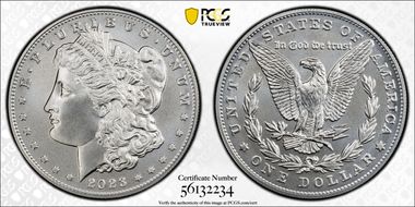 2023 $1 Morgan Dollar MS70