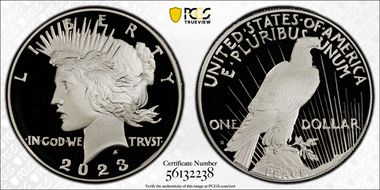 2023-S $1 Peace Dollar PR68DCAM